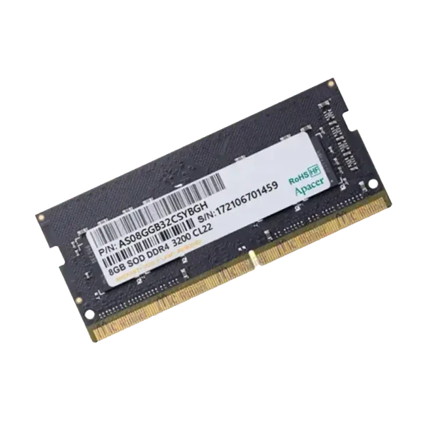 Apacer 8GB (1x8GB) 3200Mhz CL22 DDR4 Notebook SODIMM Ram