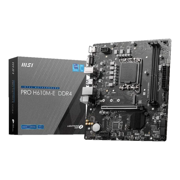 MSI PRO H610M-E DDR4 Motherboard